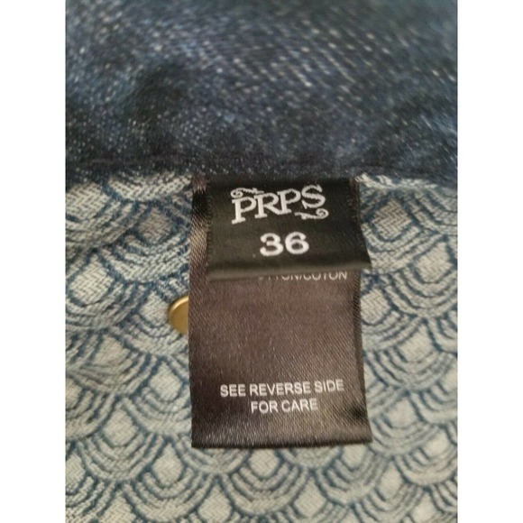 PRPS Demon‎ Fit Button Fly Men's Size 36 Jeans Purposely Distressed Denim - Picture 6 of 12